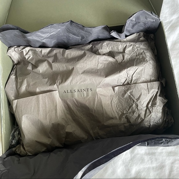 AllSaints Balfern Leather Biker Jacket Black US 10, UK 14 - Picture 12 of 12